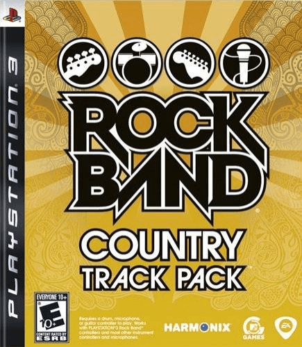 Rock Band Country Track Pack box art for Playstation 3